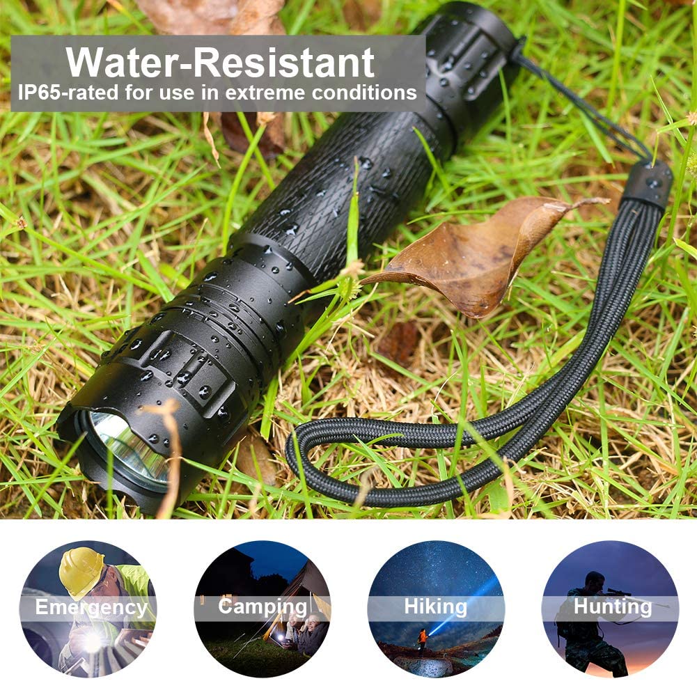 FL11 Tactical Flashlight 1200 Lumen LED Weapon Light with Picatinny Mount,