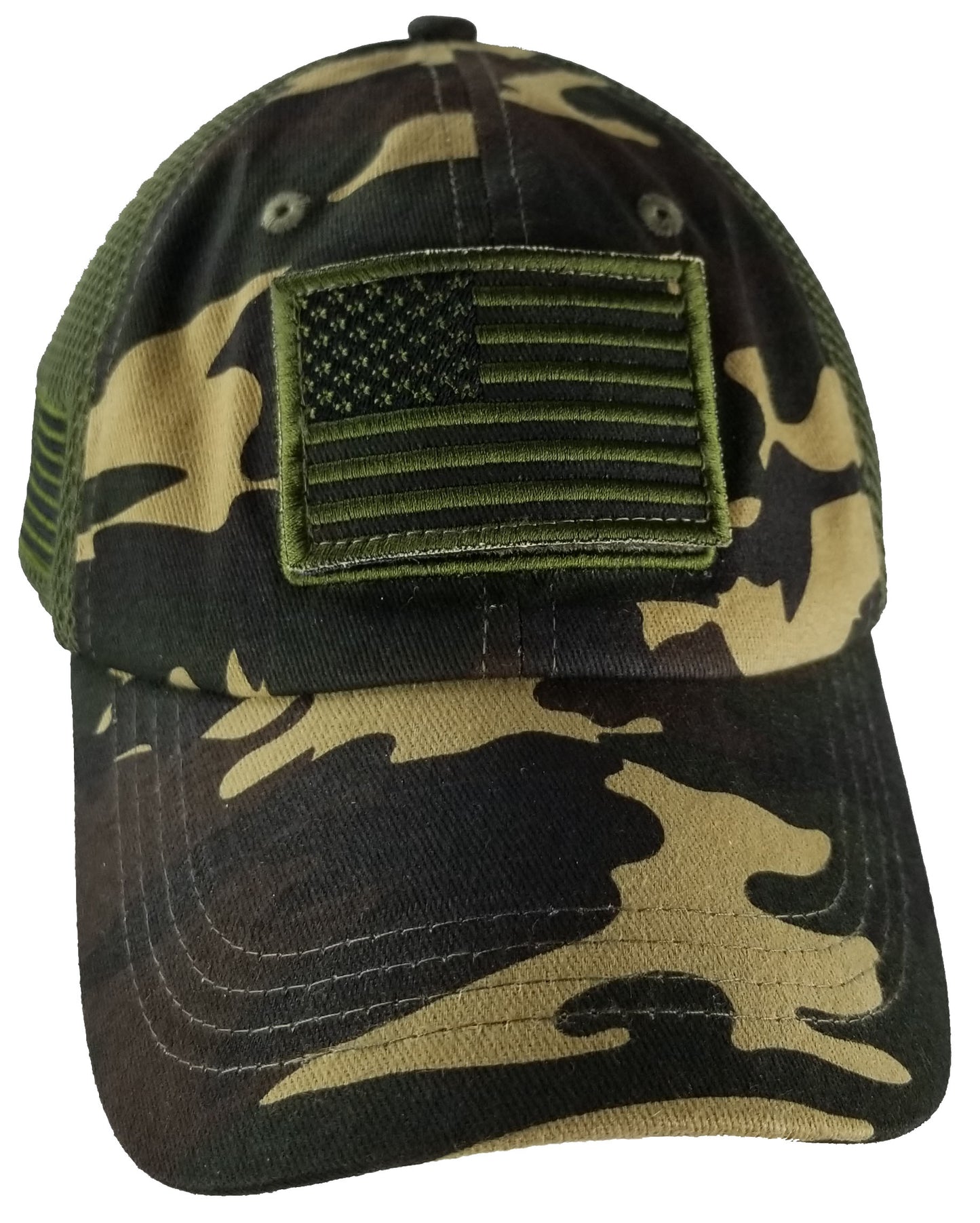 Tactical Cap W/ Velcro and Flag Patch