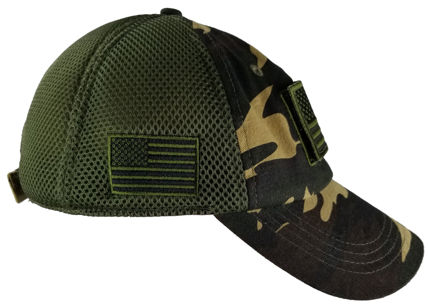 Tactical Cap W/ Velcro and Flag Patch
