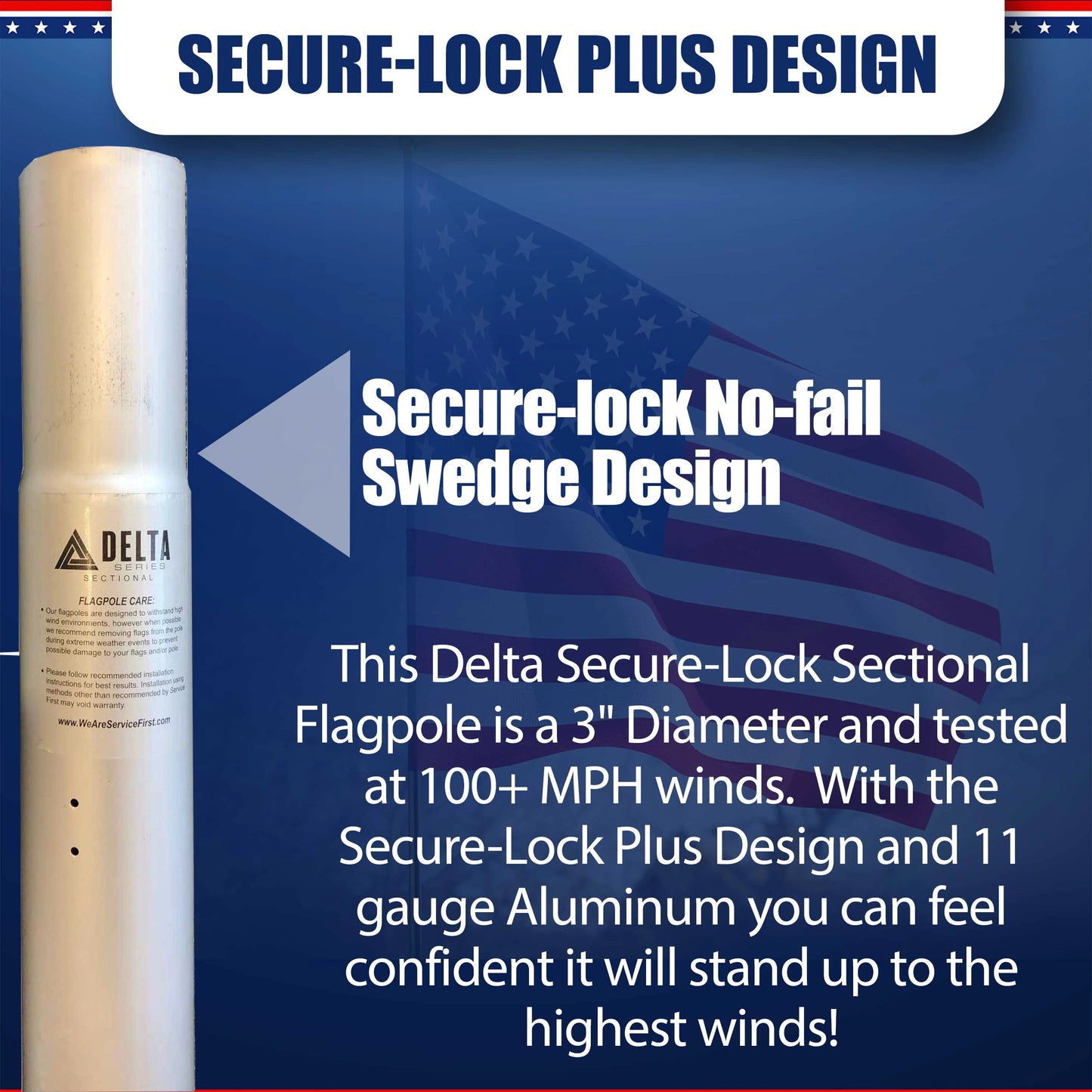 Service First™ Sectional Flag Pole Kit