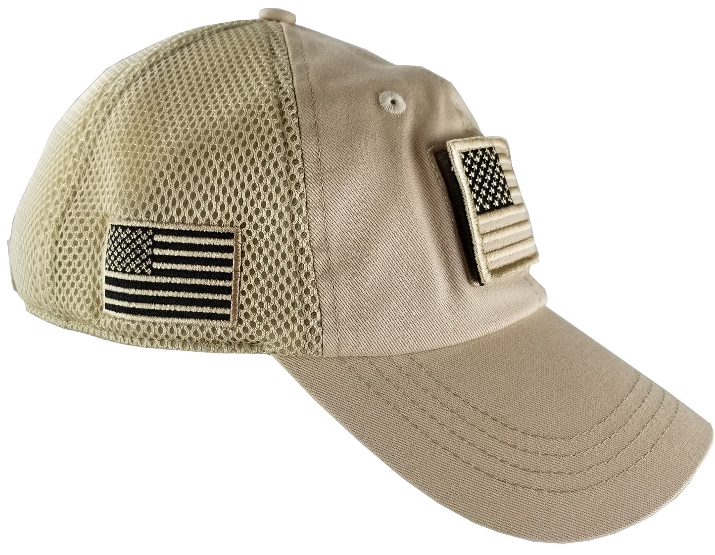 Tactical Cap W/ Velcro and Flag Patch
