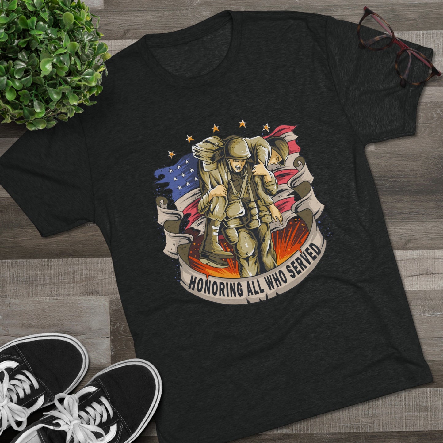 Honoring All Who Served Blended Tee