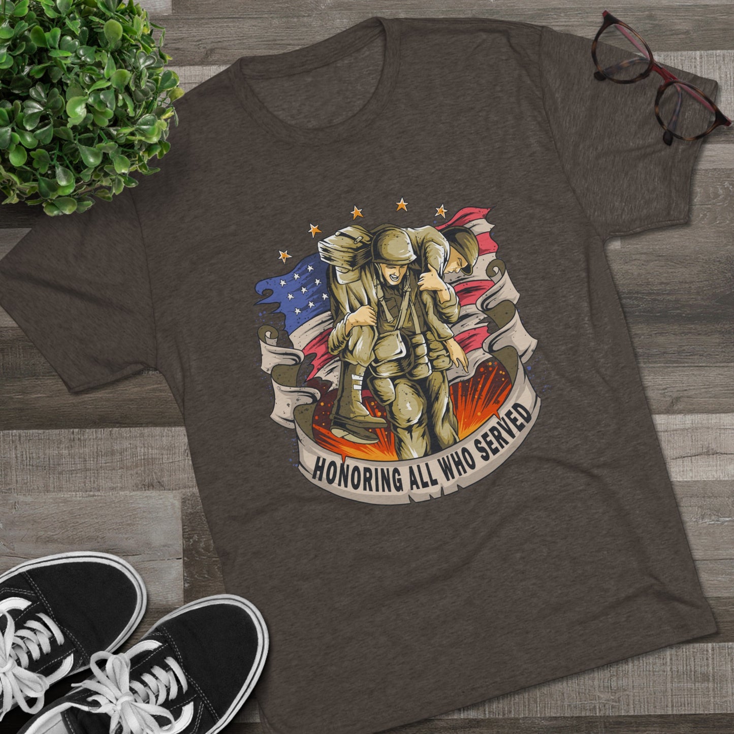 Honoring All Who Served Blended Tee