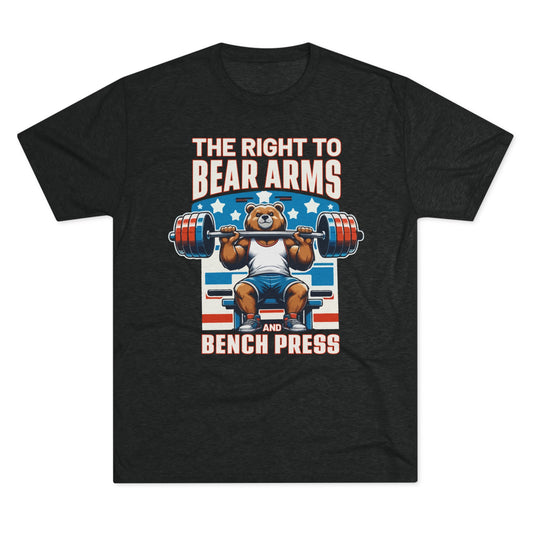 Bear Arms and Bench Press Blended Tee