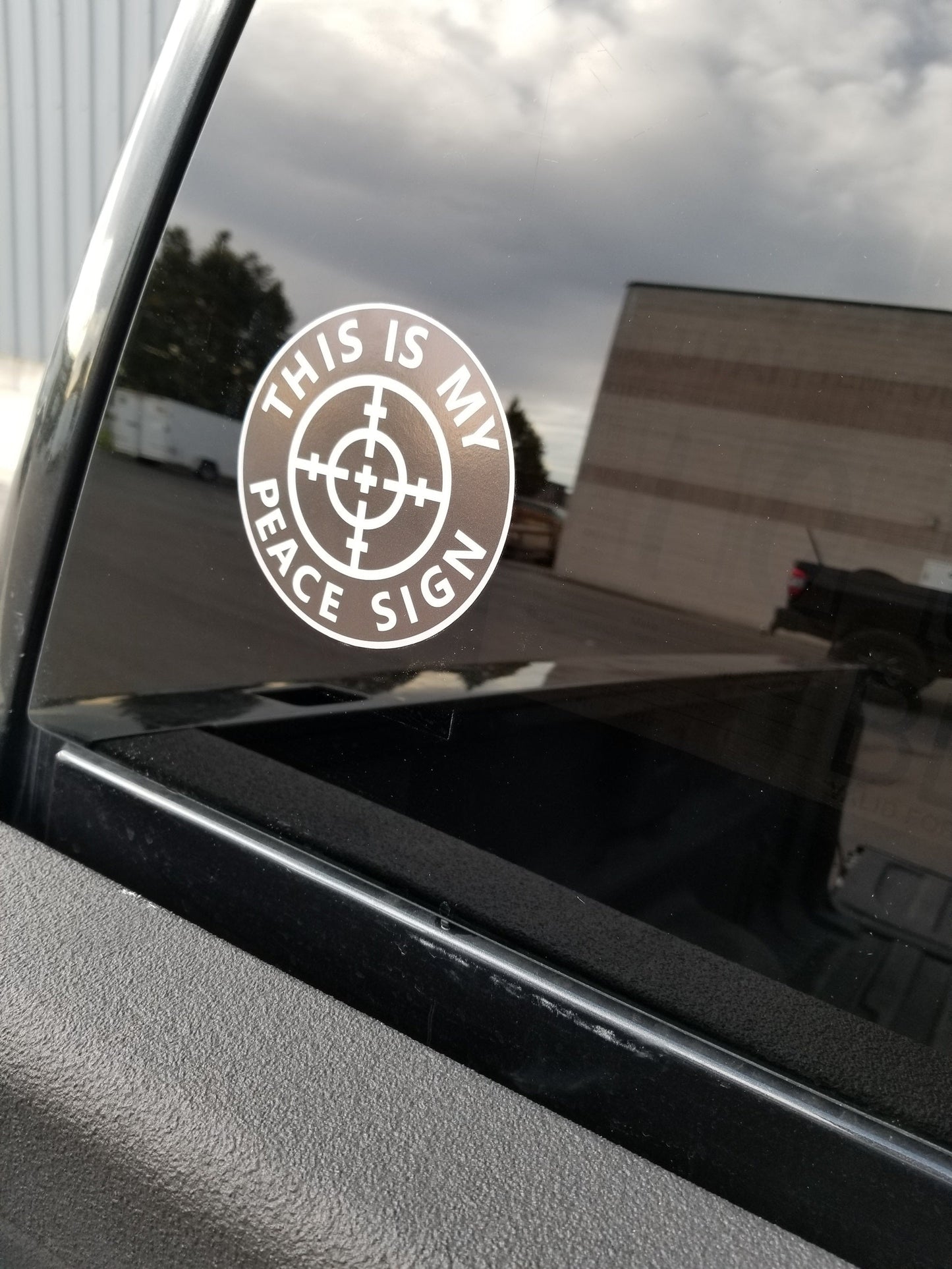 Peace Badge Sticker