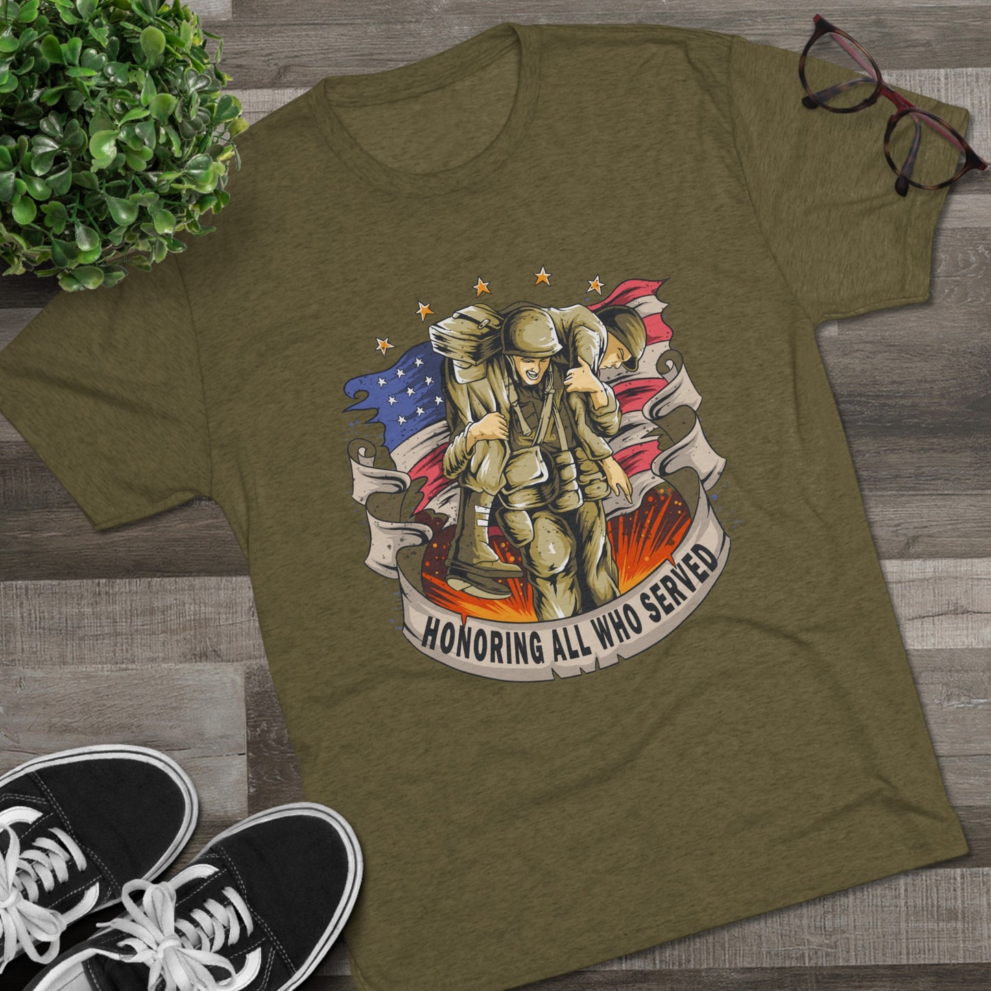 Honoring All Who Served Blended Tee