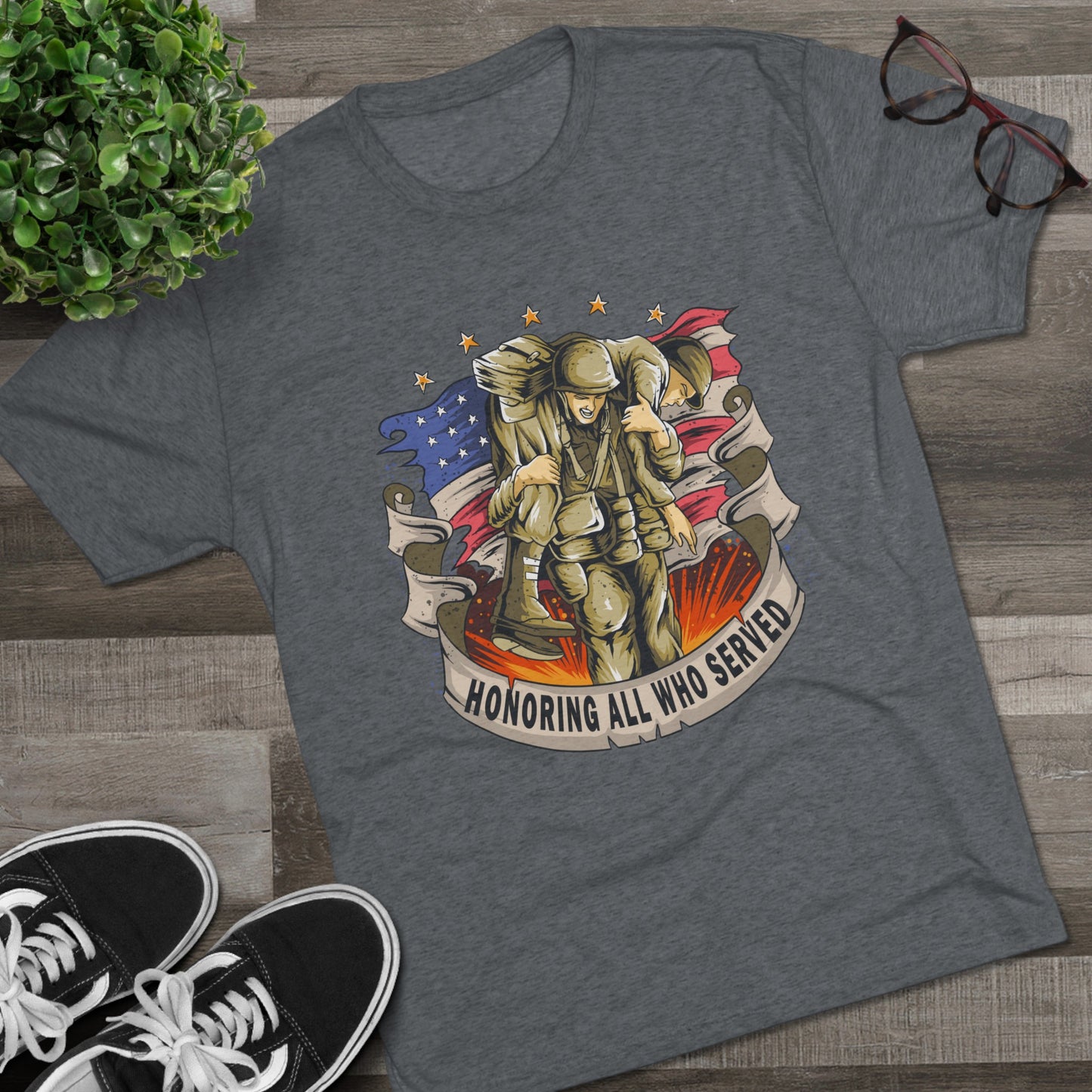 Honoring All Who Served Blended Tee