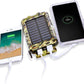 XC Charger 30,000mAh, Dual power Portable Solar Charger Power Bank